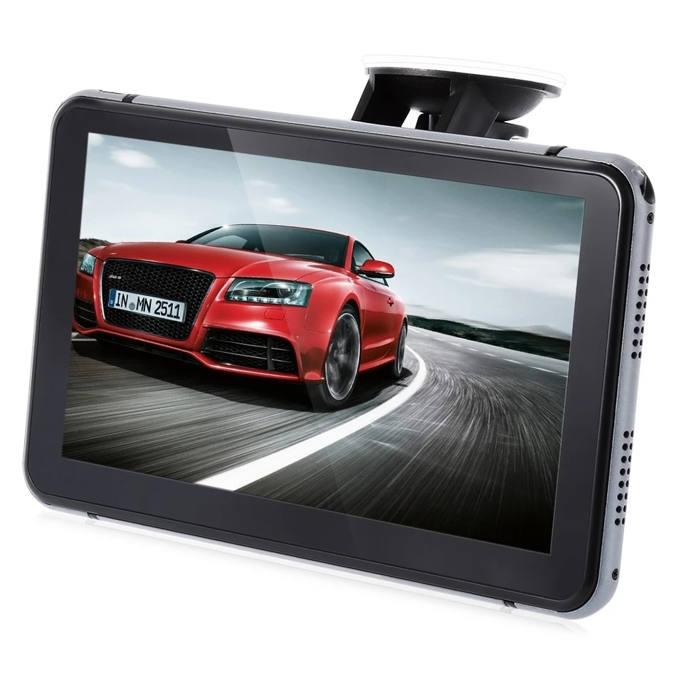 Android автомобильный видеорегистратор 7 дюймов 1080 P 140 степень GPS навигация 512 МБ ОЗУ +