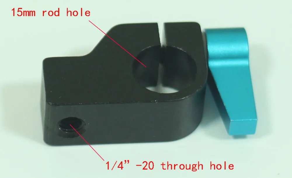 

New Full metal Mount Rail Block Rod Clamp Rig for 15mm rod DSLR Rig Rail System