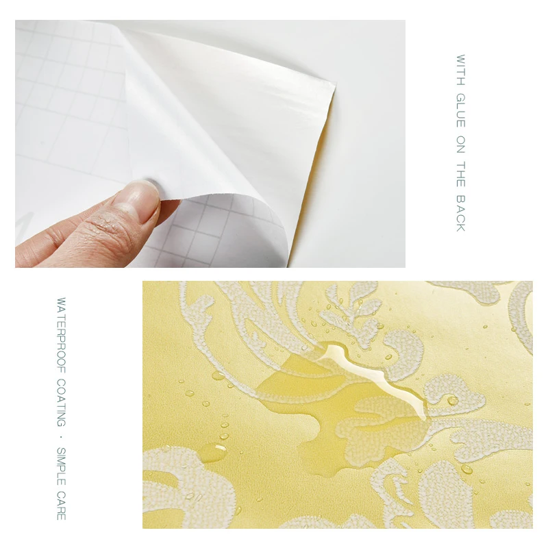 Новые поступления большие цветочные обои 3d самоклеющиеся водонепроницаемые ПВХ