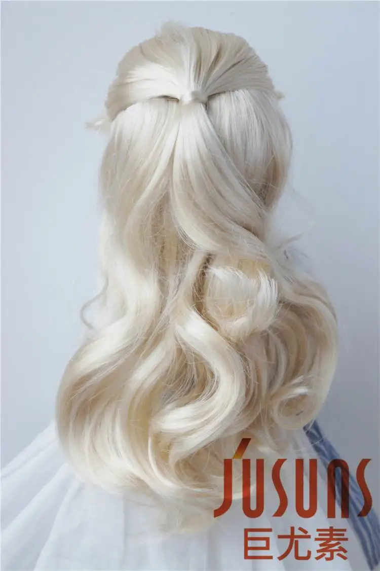 Sd кукла 1/3 латов красный парик BJD 8 - 9 дюймов длинные волнистые конский волос Syntheic