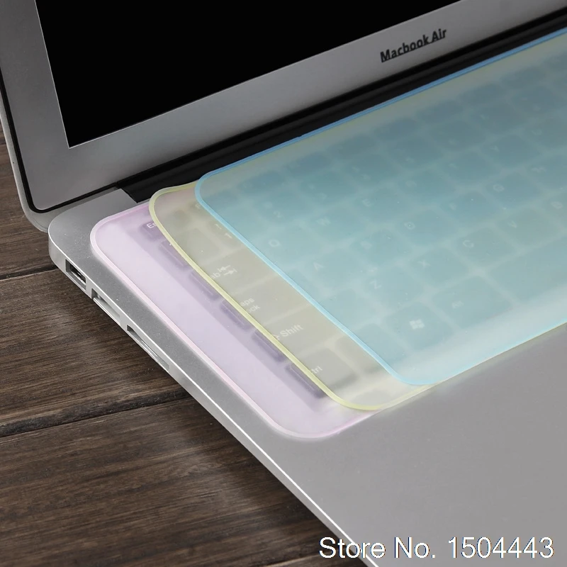 100 шт./лот оптовая продажа силиконовый чехол для клавиатуры Apple Macbook Dell Inspiron Hp Pavilion