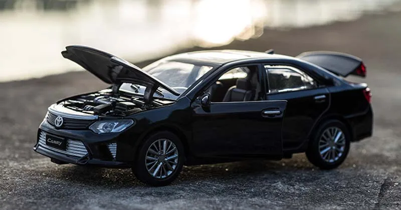 1/32 сплав Camry металлическая модель эвакуатора автомобиля игрушки Миниатюрные откатные звуковые модели игрушечных автомобилей для детей