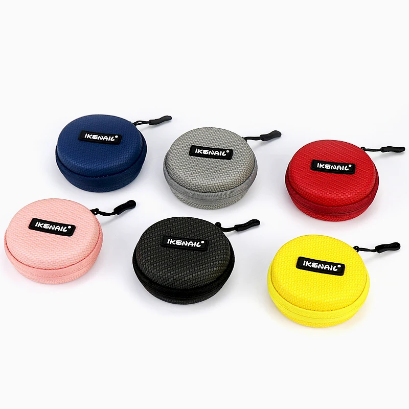 Чехол Shellnail для наушников Airpods жесткий чехол на молнии с круглым карманом Apple AirPods