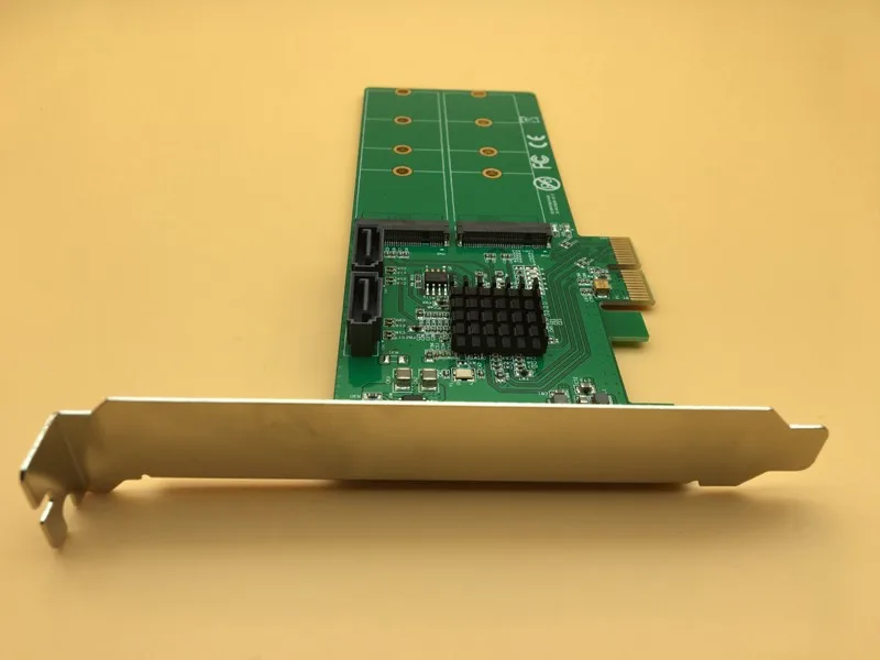 PCI E к 2 портовым M.2 NGFF SSD + портовый SATA 3 0 Raid Card Hardware RAID поддержка 0/1/10|raid card|raid 0sata 3.0 |