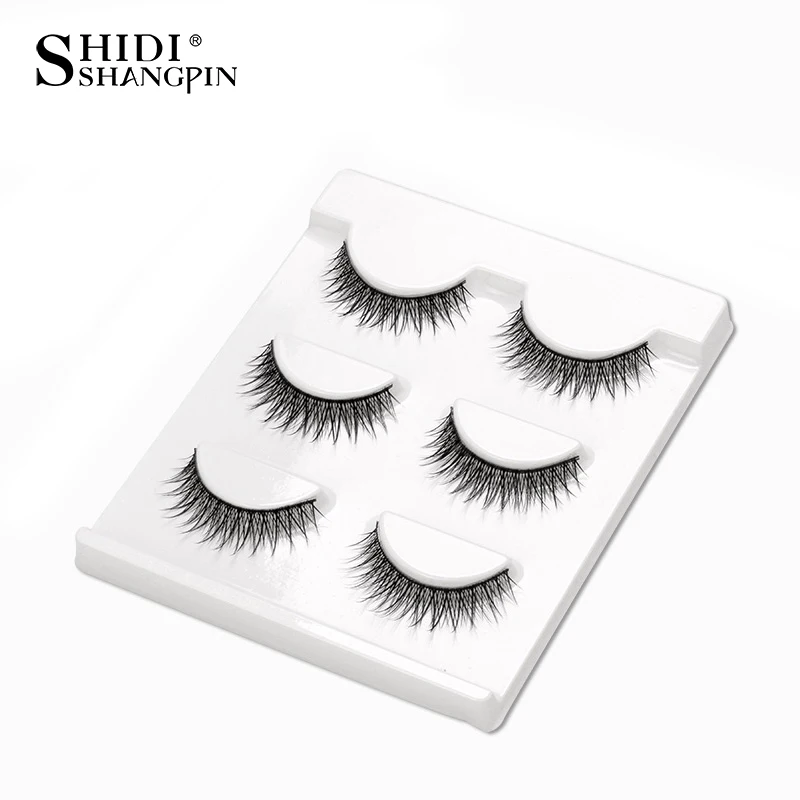 3 пары ресниц ручной работы накладные ресницы для наращивания макияжа Накладные