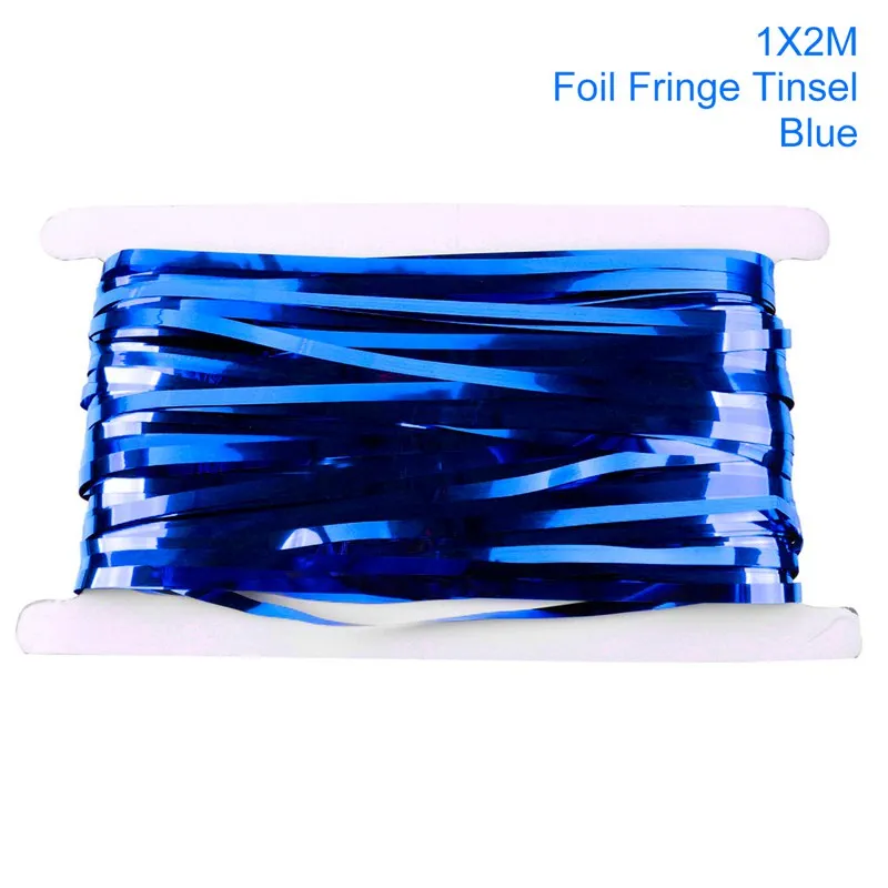 1x2M foil tassel QIFU, 1 день рождения, вечерние воздушные шары из фольги, 1 день рождения, украшения для вечеринки, 1 год, 1 день рождения, украшения для мальчиков - Цвет: 1x2M foil tassel