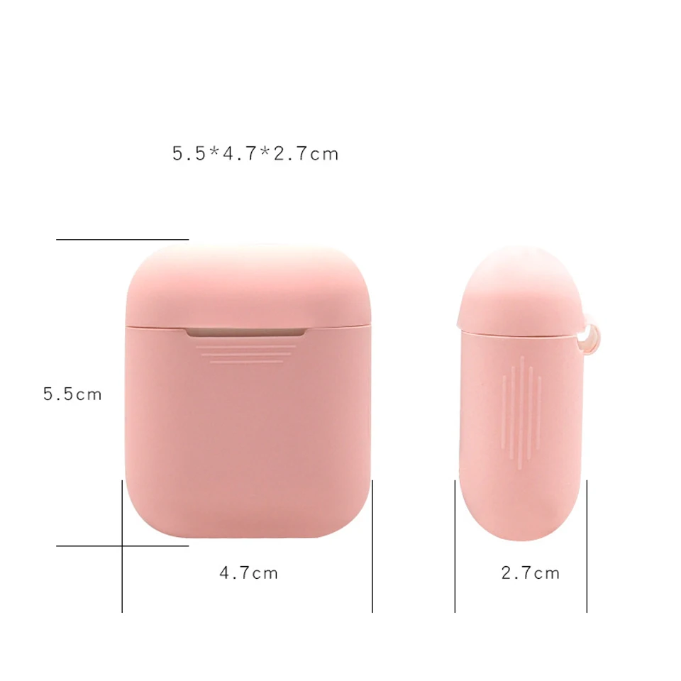 Силиконовые Airpods беспроводные наушники зарядный чехол Беспроводная bluetooth