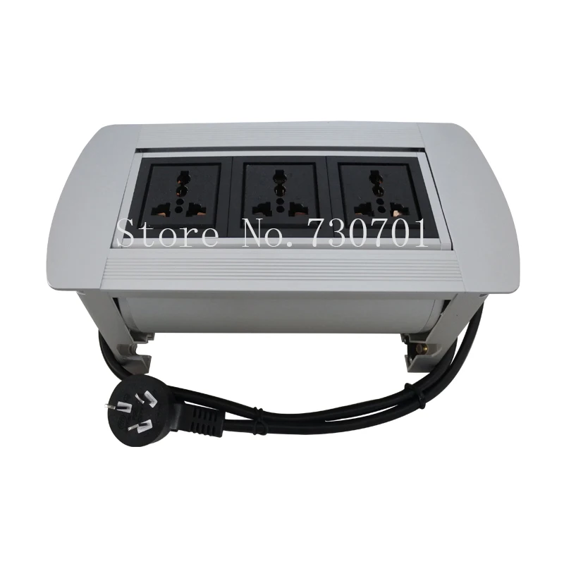 Мебель ручная переворачивающаяся розетка с 3 * универсальными разъемами