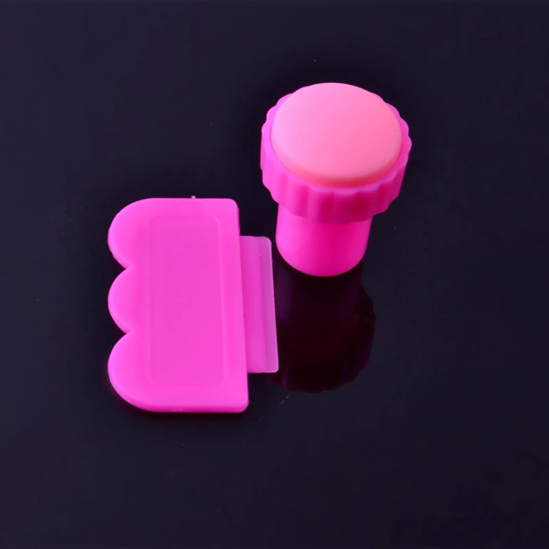 2017 Симпатичные 1 шт. круглый Дизайн ногтей штамп штамповка Таблички изображения