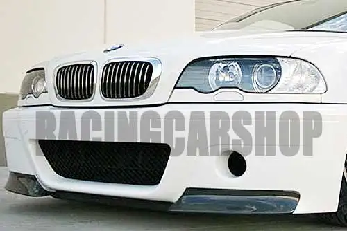 CSL Настоящее углеродное волокно передний бампер губ сплиттер 1 пара для BMW E46 M3 1998