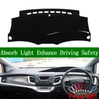 Для Honda jade 2013 2014 2015-2020 правый руль приборной панели наклейки на автомобиль солнцезащитный козырек приборной панели коврик ковер аксессуары для интерьера