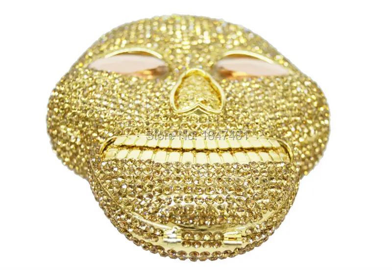 Золотая вечерняя сумка LaiSC праздничный кошелек Женская сумочка дамская дьявола с