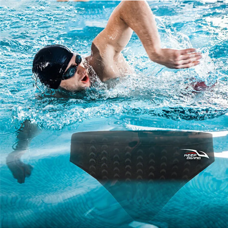 Профессиональное соревнование по плаванию кожи акулы трусы боксеры плавки Шорты