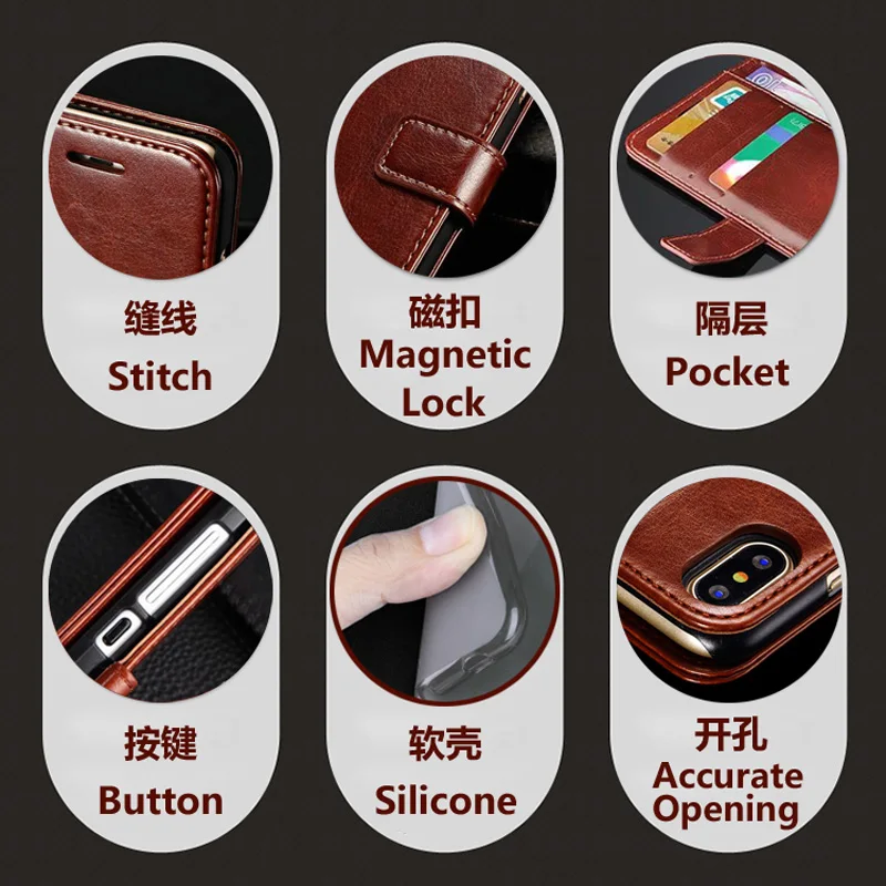 Godgift Meizu Pro 7 Чехол кожаный Crazy Horse Мягкие TPU чехол для 5 роскошные Pro5 pro7 случае |