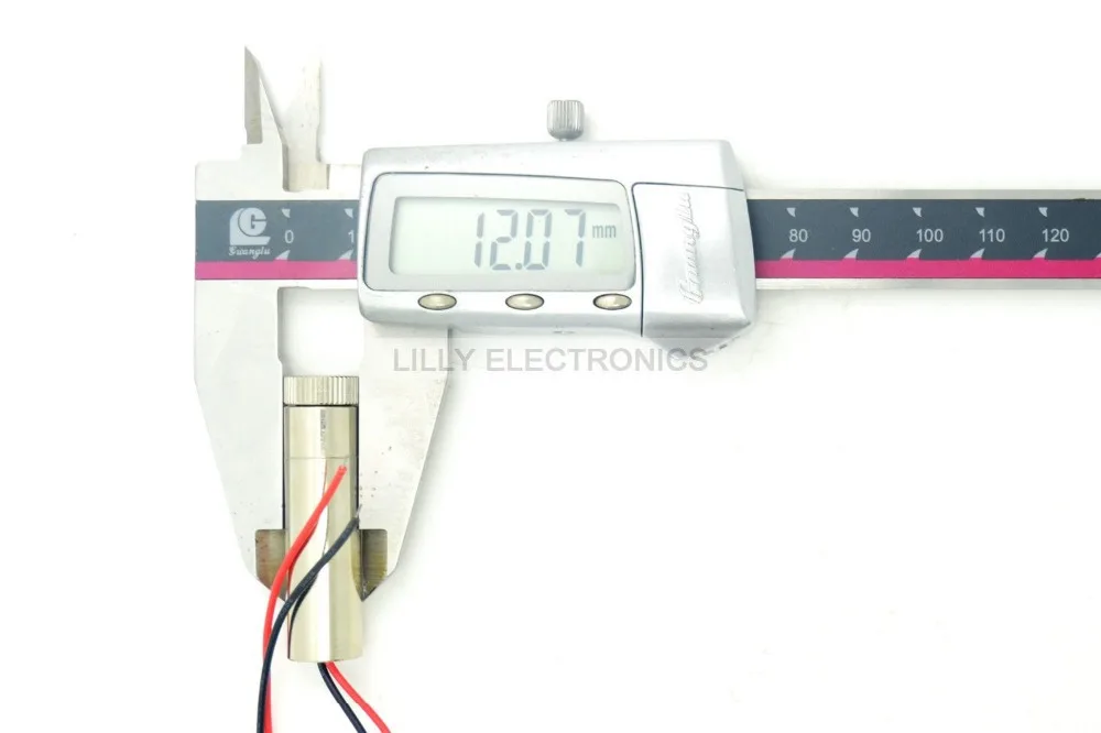 Регулируемый лазерный точечный модуль 40 нм фиолетовый синий 100 мВт 12x40 мм