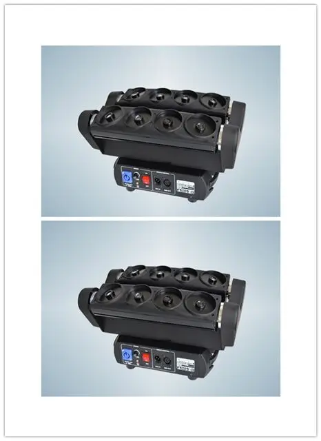 2 единицы Профессиональный перемещающаяся головка 8 шт Красный R637 200mW цветной