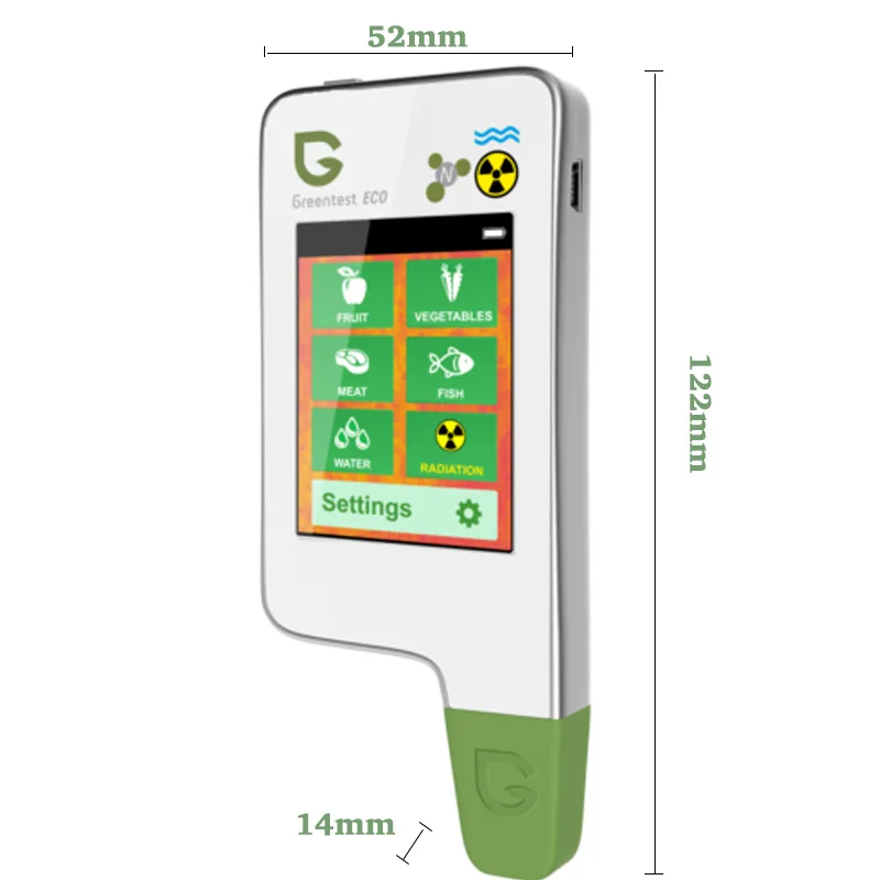 3 в 1 Цифровой пищевой нитрат тестер Высокая точность безопасности фрукты овощи