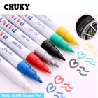 Металлический маркер CHUKY для протекторов автомобильных шин, цветной, водонепроницаемый, для Volkswagen VW Golf 4, 5, 7, MK4, Honda Civic 2006-2011, Accord 2003