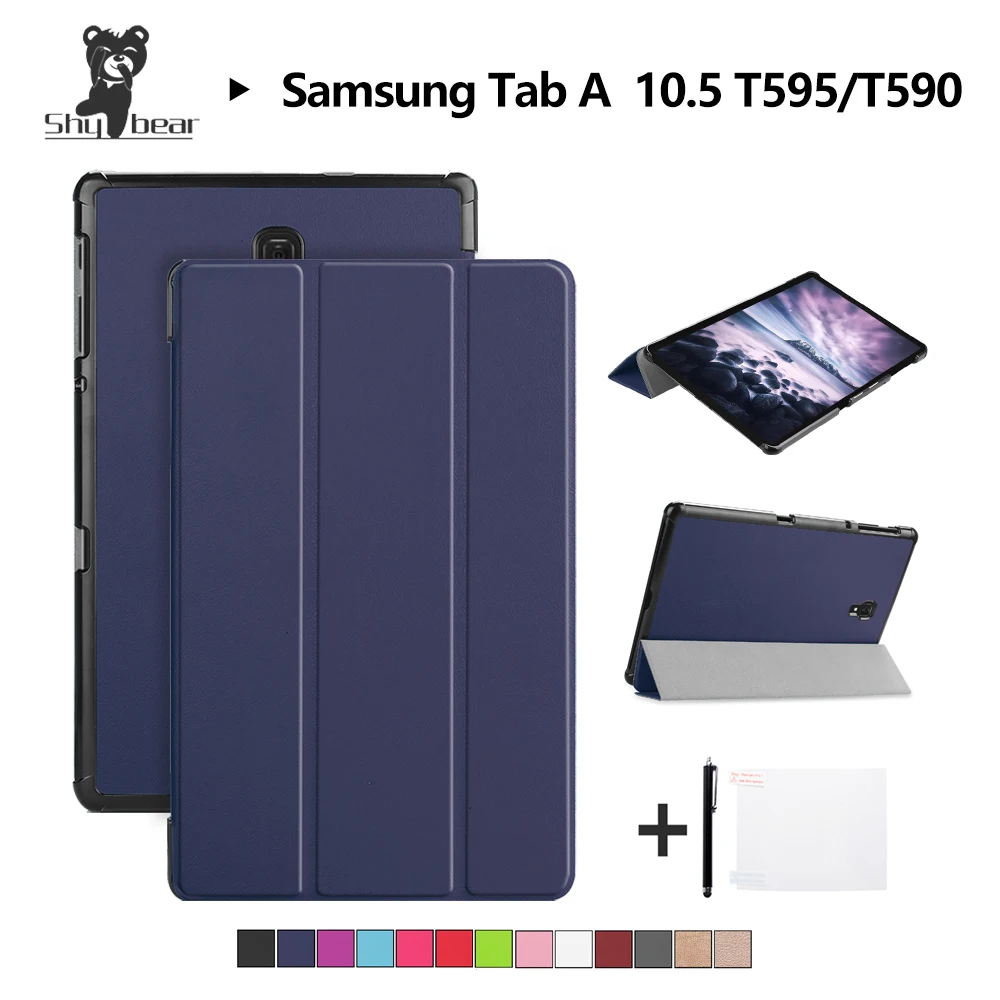 Чехол книжка для Samsung Galaxy Tab A 10 5 ''SM T595 T590 T597 5'' Магнитный чехол планшета +