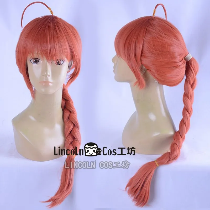 

Anime GINTAMA Mother Kagura Cosplay Wig Jinghua Cosplay Wig Synthetic Braid Styled Hair + Wig Cap