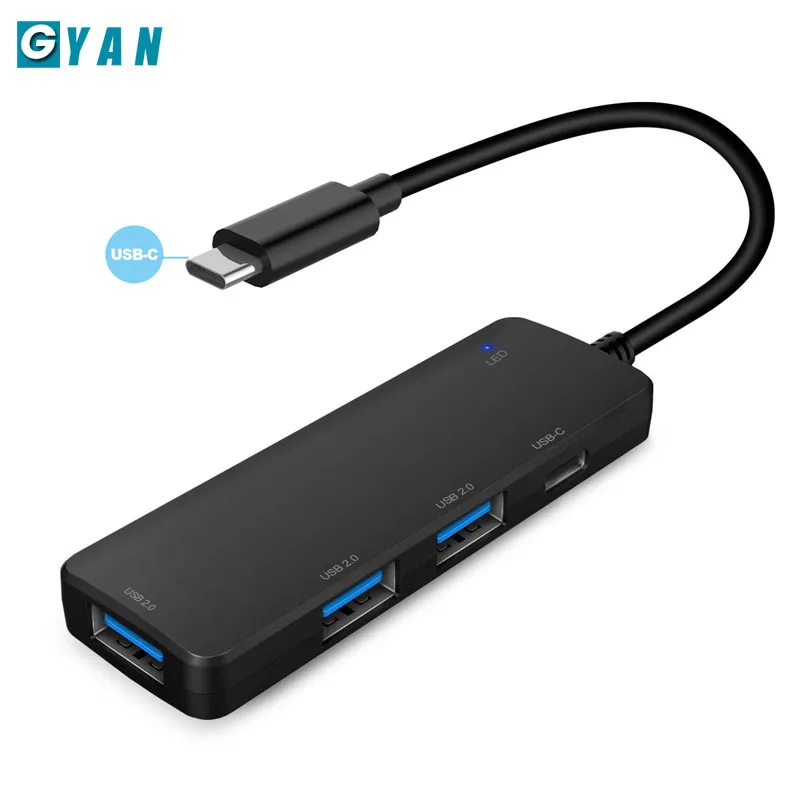 USB 2 0 Hi-Скорость 4-Порты сплиттер концентратор адаптер для ПК компьютер |