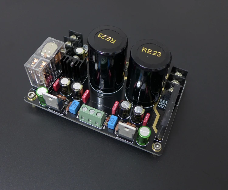 Плата усилителя Hi Fi LM1875T для самостоятельной сборки аудиокомплект с выпрямителем