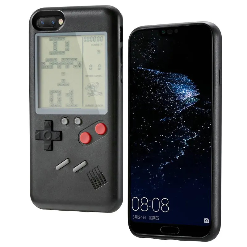 Чехлы для телефонов в стиле ретро с памятью Gameboy Tetris Huawei P10/P10 Plus мягкий чехол из