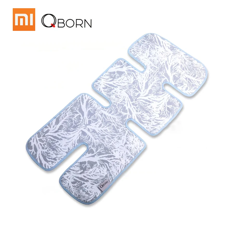 Xiaomi детский летний ледяной Шелковый коврик для коляски, стул, подушка для коляски, сиденье для коляски из растительного волокна, детская подушка, классный коврик для детей