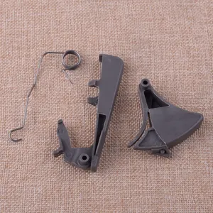 Новинка, 3 шт.комплект, замок дроссельной заслонки, триггер, весна, темно-серый, 503854401, 503854501, 503998601, подходит для Husqvarna, 357, 359, 346XP, 340, 345, 350