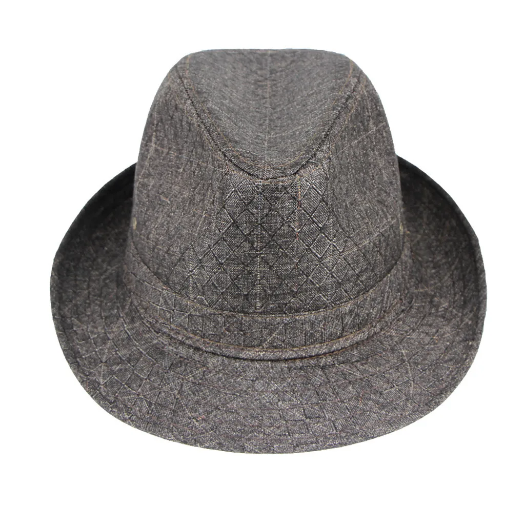 Весна и лето джаз шляпа уличная льняная от солнца Удобная Панама Fedoras Chapeau Sombrero Mujer