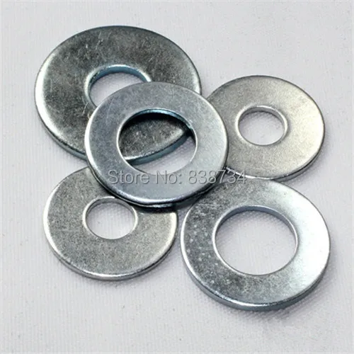

100pcs m14*28*2.5steel with white zinc coated flat washer flat shim flat gasket flat cushion ring