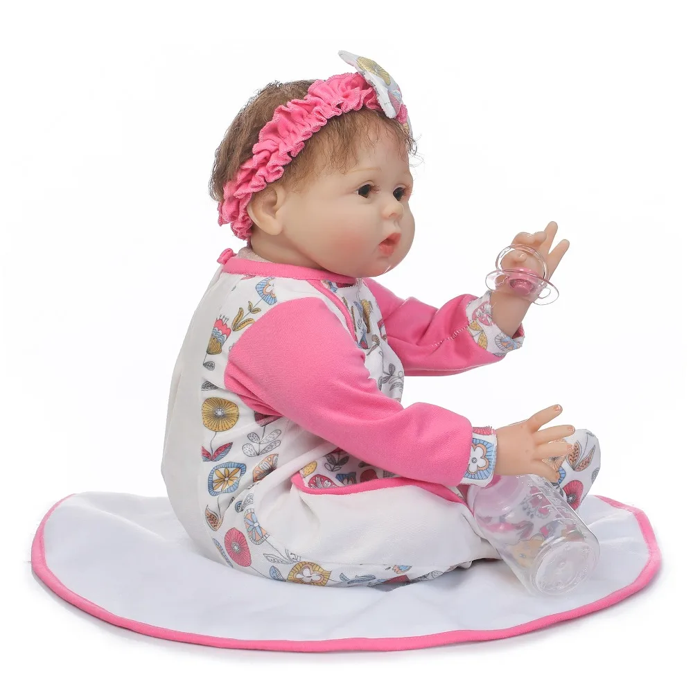 NPKCOLLECTION 22 дюйма силиконовый винил мягкий настоящее нежное прикосновение Reborn Baby