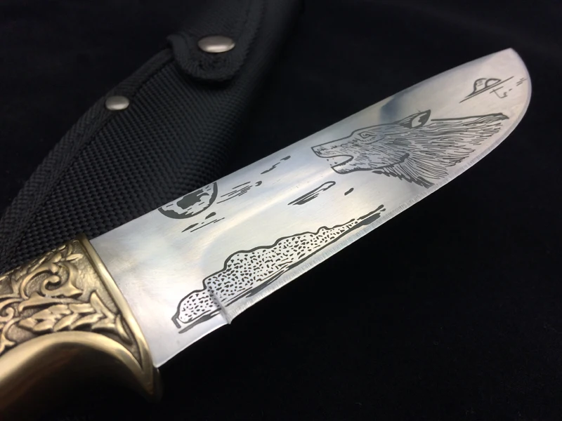 Высокое качество Открытый нож с фиксированным лезвием 5CR15MOV лезвие утилита