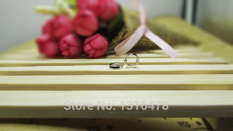 1 pair 925 серебряные серьги с черной полоской для ушей, Пряжка для ушей, маленькое кольцо для ушей, крутой индивидуальный нейтральный внутренний диаметр мм для мужчин и женщин - Окраска металла: 1 pair