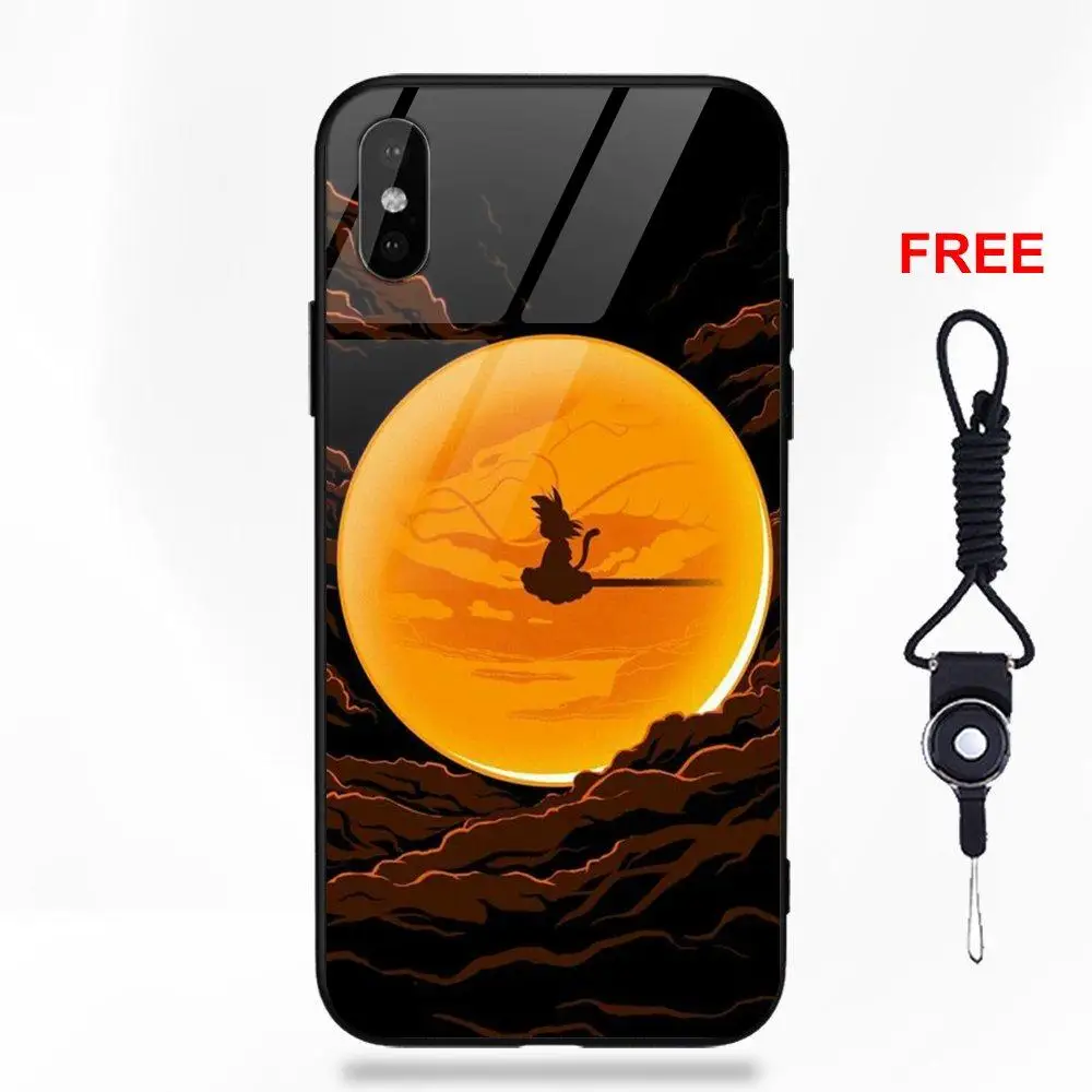 Vvcqod Dragon Ball Z Гофу Dbz для Apple iPhone 5 5C 5S SE 6 S 7 8 плюс X XS Max XR Мягкие TPU оправа закаленное