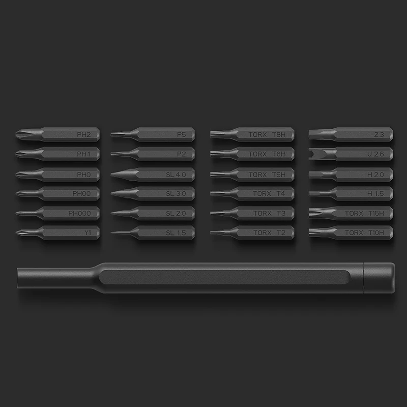 Набор винтов Xiaomi Mijia Wiha для ежедневного использования, 24 прецизионных магнитных биты, алюминиевая коробка, отвертка, xiaomi smart home Kit