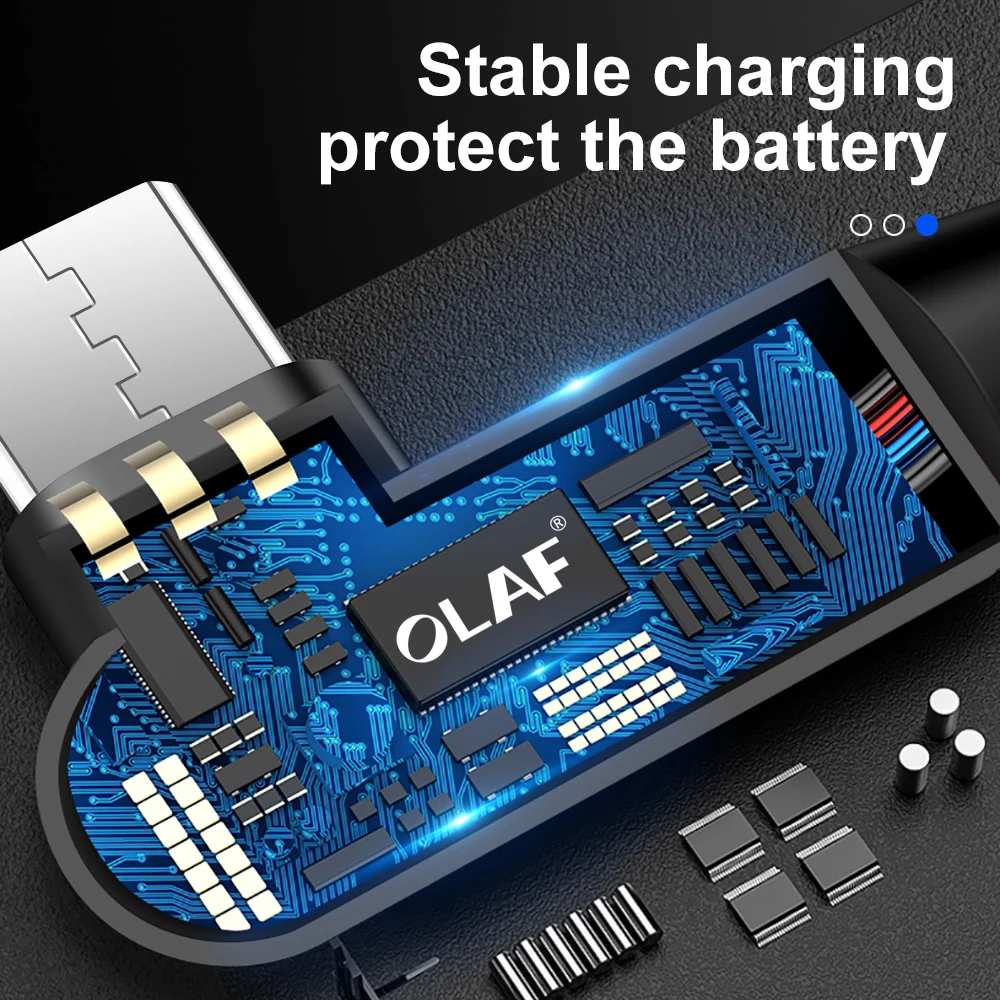 OLAF 90 градусов Micro usb Мобильный телефон кабели для samsung s6 s7 edge USB Быстрая Зарядка