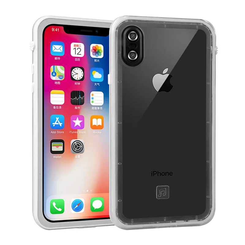 Водонепроницаемый чехол для iPhone X подводная ударопрочная защита IP68 от снега iPhonex