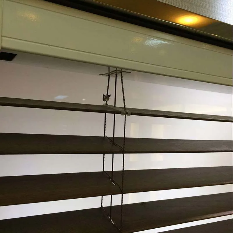 Бамбука тень окно искусственного дерева слепых моторизованный деревянные