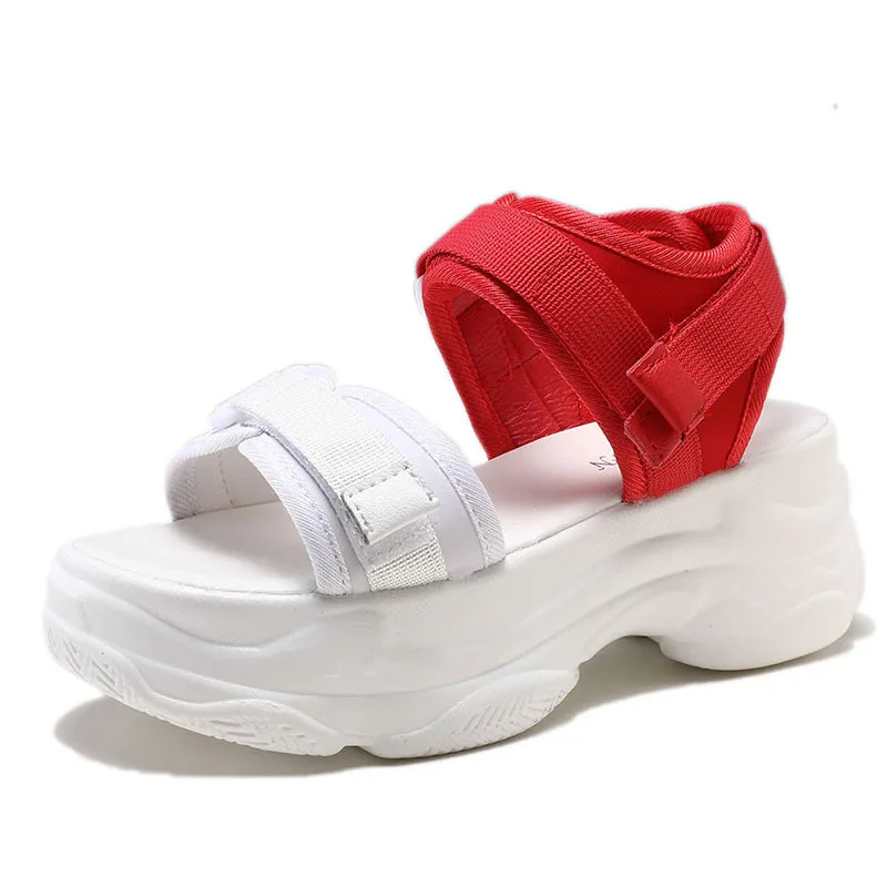 2019 г. Новые сандалии женская обувь на толстой подошве нескользящей оптовая