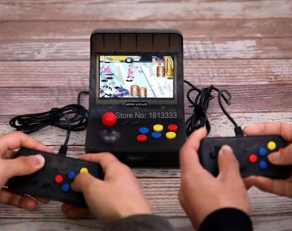 Портативная ретро мини портативная игровая консоль 4 3 дюйма 64 бит 3000 видео игры