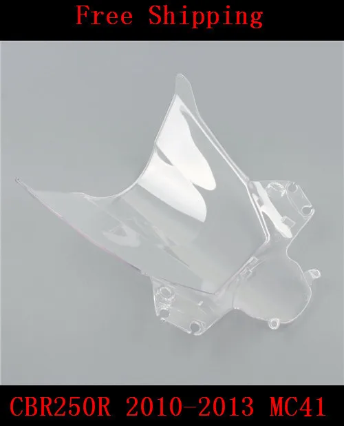 Лобовое стекло для мотоцикла Honda CBR250R 2010 2011 2012 2013 MC41 CBR250 CBR 250R с двумя пузырьками