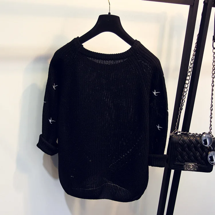 Женский свитер Повседневный демисезонный свободный 2019 | Женская одежда