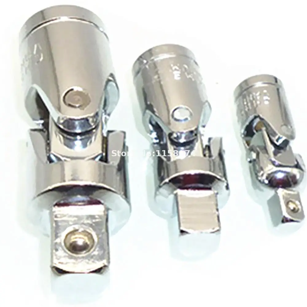 3x Универсальный Шарнир адаптер 1/2 &quot1/4&quot 3/8 &quot угол удлинитель 1/4&quot &quot1/2