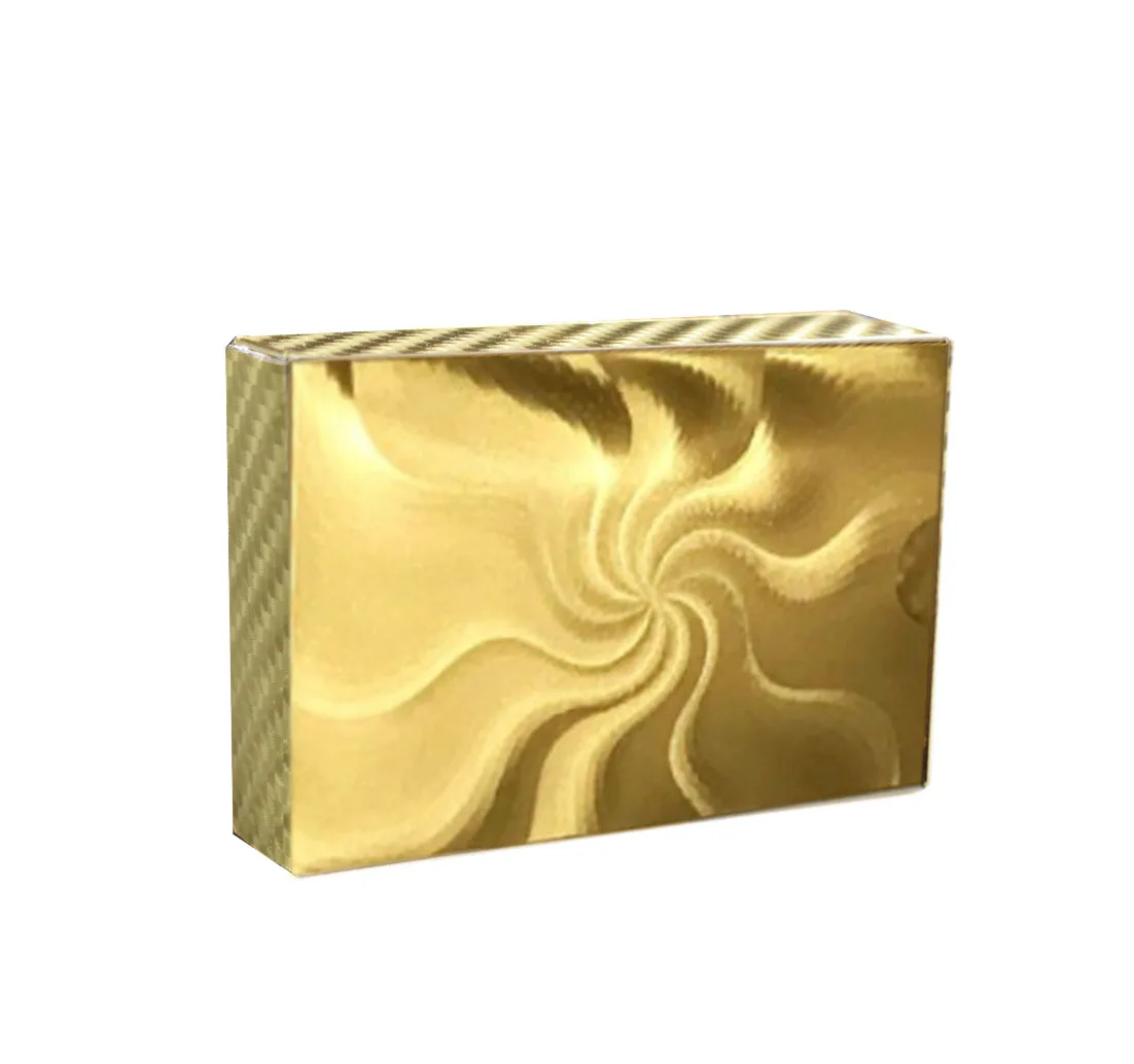 Горячая продажа 24k Золотая фольга золотые игральные карты подарки сувениры на