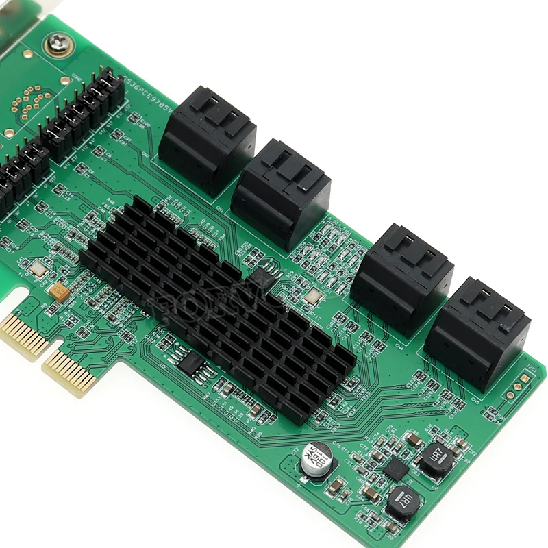 Плата расширения SATA3 PCI E к плате SATA3.0 8 портов чип SATA6G Marvell|Платы расширения| |