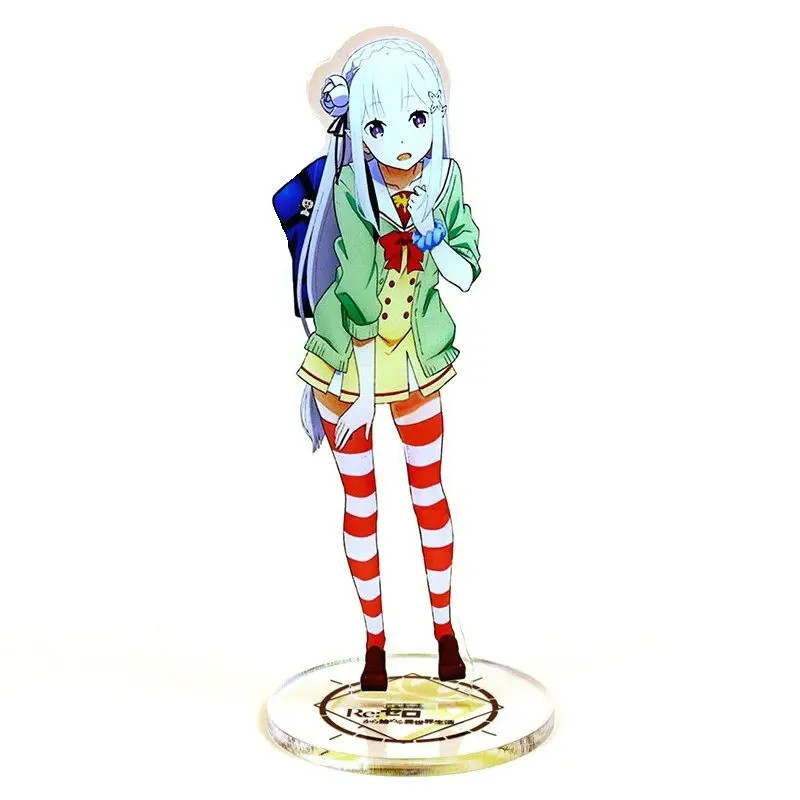 Аниме игрушка Re: Zero Kara Hajimeru Isekai Seikatsu двусторонние пластиковые фигурки игрушки
