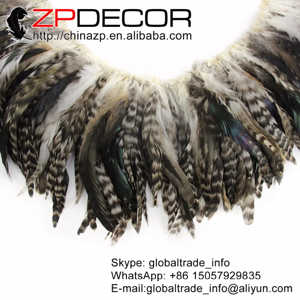 ZPDECOR петух перо фабрика 6-8 дюймов ручная работа высокое качество натуральный и