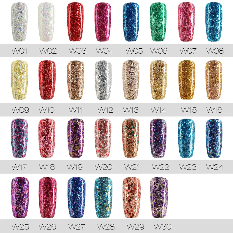 

ROSALIND Gel Polish Nail Art 7ML Vernis Semi Permanent Top Coat Manicure Soak-Off UV White Bottle Hybrid Gel For Nail Polish