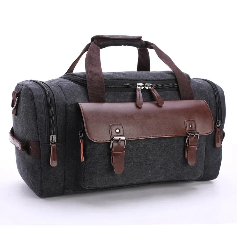 

Multifunctional Portable Shoulder Single Travel Bag Large Capacity Men Hand Luggage Travel Duffle Bags Canvas Weekend Bags DB49